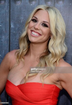 amateur Photo Taryn Terrell Fantastic Smile In A Red Dress