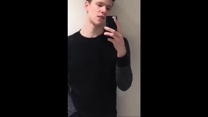 Cute Boy wank in school bathroom and cum in classroom - EPORNER